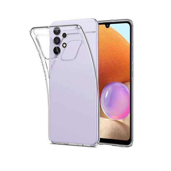 Silicone Hard Corners Case for Samsung Galaxy A32 4g Transparent